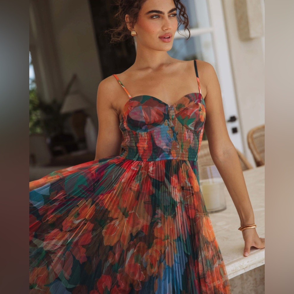 Hutch Multicolor Floral Maxi Dress
